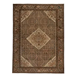 Brown Malayer Vintage Rug - 2'10" x 12'