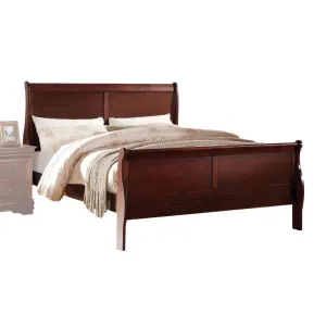 Brylee Twin Sleigh Bed, Cherry