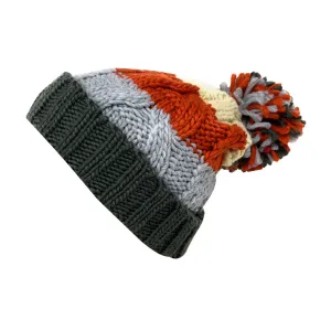 Empire Cove Cable Knit Beanie with Pom Pom Winter Multi Color Womens