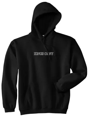 Kings Of NY Outline Classic Logo Mens Pullover Hoodie