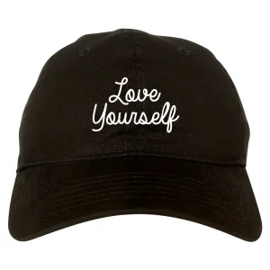 Love Yourself Script Mens Dad Hat Baseball Cap