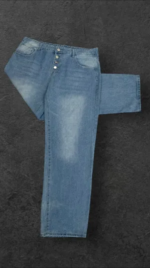 NORACORA STRAIGHT LEG VINTAGE JEANS - UK 18