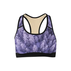 Purple Winter Sports Bra